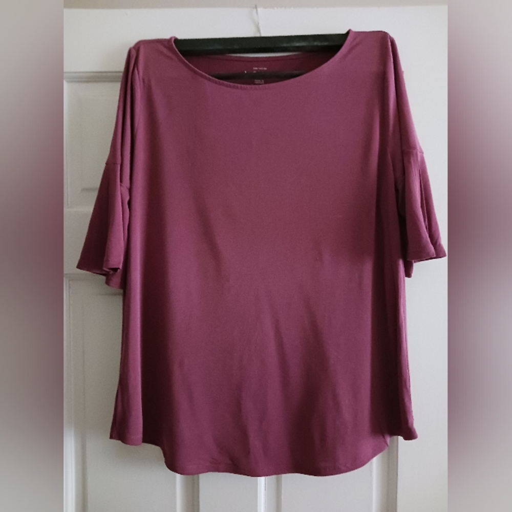 Loft tshirt, purple, size L